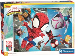 Clementoni puzzle - Ironman - 104 pièces - puzzle enfant - carton
