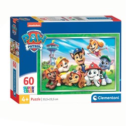 Clementoni puzzle PAW Patrol 60 pièces - puzzle enfant en carton