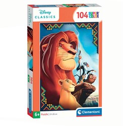Clementoni puzzle Disney Le Roi Lion - 104 pièces - puzzle enfant carton