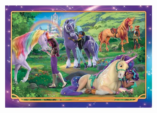 Clementoni puzzle académie licorne 104 pièces puzzle enfant-2