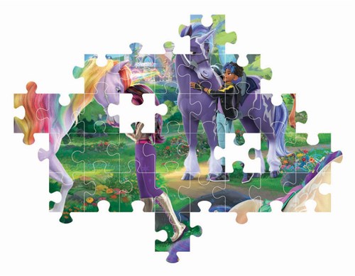 Clementoni puzzle académie licorne 104 pièces puzzle enfant-3