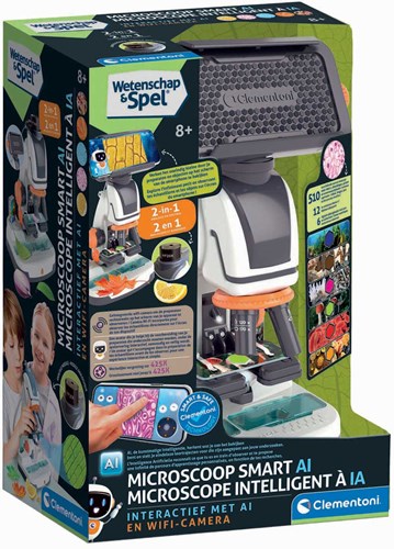 Clementoni Microscope Smart - Jouet Scientifique Éducatif pour Enfants
