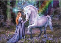Clementoni puzzle 1500 pièces Anne Stokes Bluebell Wood boîte compacte-2