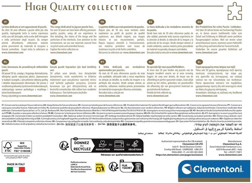 Clementoni puzzle 1500 pièces Anne Stokes Bluebell Wood boîte compacte-3