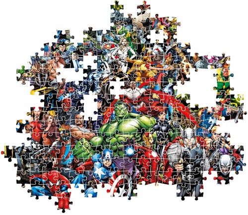 Clementoni puzzle Marvel 1000 pièces - Impossible Avengers casse-tête-3