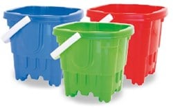 Emmer 22 cm leeg - asst 3 kleuren