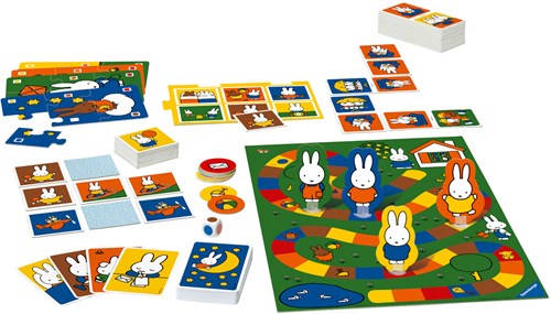 Ravensburger boîte de jeux Miffy 6 en 1 - classiques pour enfants-2