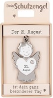 Depesche pendentif ange gardien bijou cadeau 21 août porte-clés