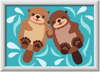 Ravensburger CreArt Schilderen op Nummer - Otter Liefde