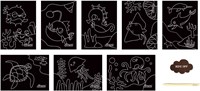 Avenir Scratch Art - Océan coffret créatif pour enfants
