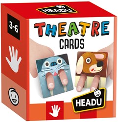 Cartes théâtre animaux jeu marionnettes carton histoires fantaisie