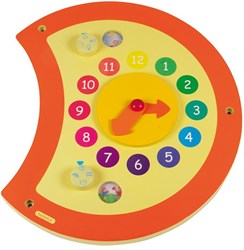 Beleduc jeu mural horloge chenille jouet éducatif bois apprendre le temps