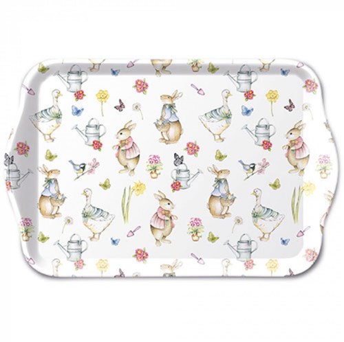 Ambiente plateau mélamine décoration de Pâques Easter garden 13x21cm