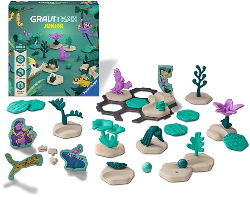 Ravensburger circuit à billes GraviTrax Junior extension Jungle jouet-3