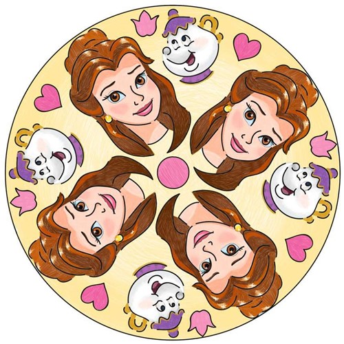 Midi Mandala-Designer Disney Prinses-2