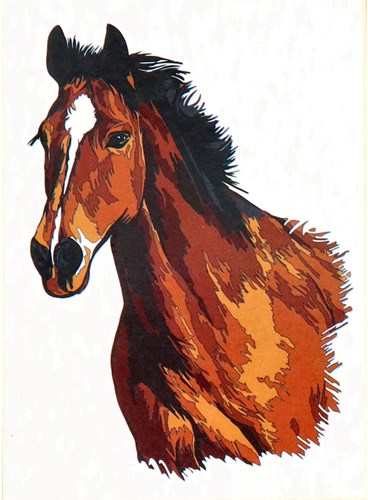 Peinture par numéros cheval kit créatif de peinture pour enfants-2