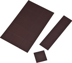 Eduplay pastilles magnétiques autocollantes - lot de 60 feuilles magnétiques