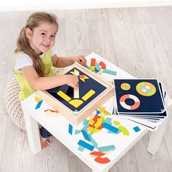 Beleduc jeu éducatif TanGeo - jouet en carton coloré