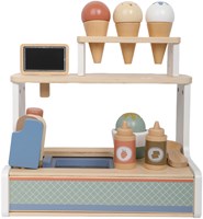 Atan Ensemble de crème glacée en bois