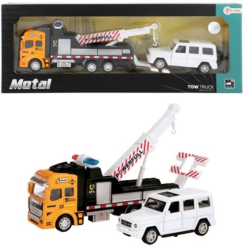 Toi-Toys camion de remorquage jouet avec fonction pull back - voiture