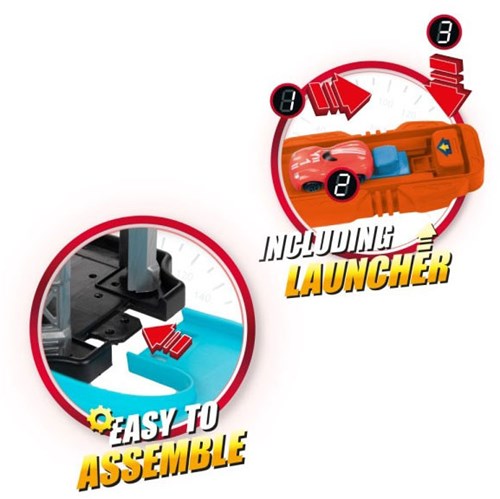 Toi-Toys garage jouet avec ascenseur et voitures - Turbo Racers-3