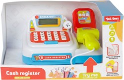 Toi-Toys caisse enregistreuse jouet avec lumière et son - set de jeu boutique pour enfants