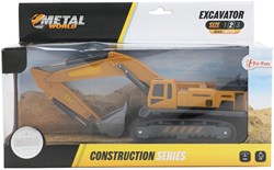 Toi-Toys véhicule de chantier pelleteuse à chenilles 1:55 jouet métal