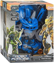Robot transformable Voiture Jaune jouet robot - figurine d'action pour enfants