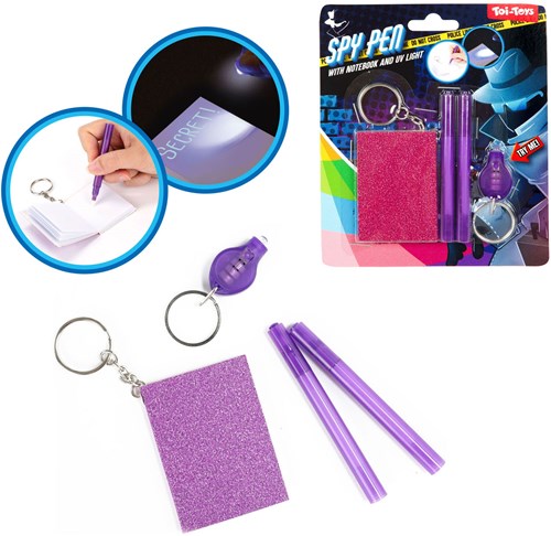 Carnet secret deluxe avec stylo et lampe UV pour enfants-2