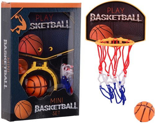 Johntoy jeu de basket mini jouet avec ballon dans boîte