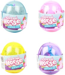 Œuf surprise licorne jouet avec autocollants bleu - jouet fantastique
