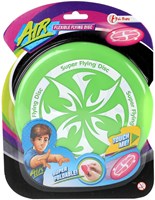 Toi-Toys frisbee flexible en caoutchouc 17 cm jouet coloré-2