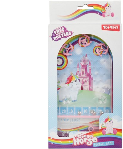 Jeu de flipper licorne jouet en bois pour enfants