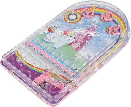 Jeu de flipper licorne jouet en bois pour enfants-3
