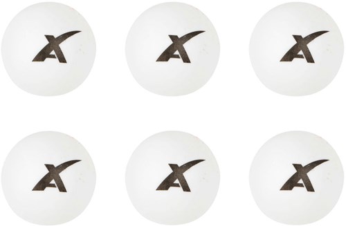 Balles de tennis de table blanches 6 pièces balles ping-pong plastique-3