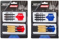 Adrenix set de fléchettes deluxe - fléchettes acier 18g, lot de 3
