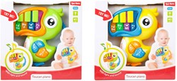 Toi-Toys piano jouet bébé toucan avec lumière et sons musicaux