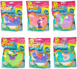 Toi-Toys set de jouets ver magique - vers magiques colorés 50g