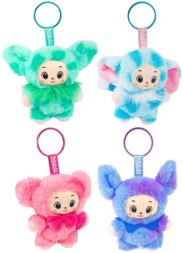 Toi-Toys porte-clés Makiki 15cm accessoire de jouet coloré-2