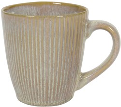 Koffiemok lines ocean beige 340ml