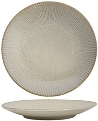 Assiette petit-déjeuner céramique ocean beige 21cm - vaisselle élégante pour le petit-déjeuner