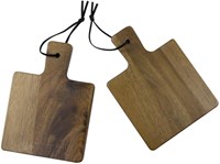 Svenska Living sous-verres bois d'acacia marron lot de 2 protection table