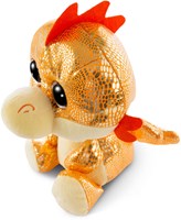 Nici peluche dragon Yo-Yo orange 15 cm Glubschis doudou-2