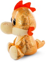 Nici peluche dragon Yo-Yo orange 15 cm Glubschis doudou-3