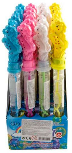 Jonotoys bulles de savon chevaux 50ml set - jouets à distribuer 24 pièces