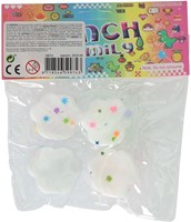 Jonotoys jouet squishy patte d'animal colorée lot de 4 pièces-2