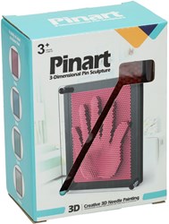 Jonotoys pin art jouet rose créateur de formes 3D 10x13cm créatif