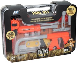 Jonotoys mallette à outils jouet - 25 pièces - motricité