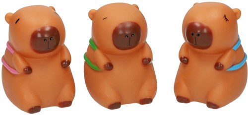 Jonotoys jouet de bain capybara set - animaux flottants 3 pièces-2