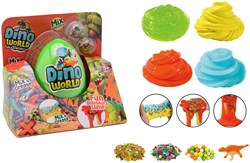 Johntoy jouet dinosaure - Méga œuf de slime avec accessoires en boîte